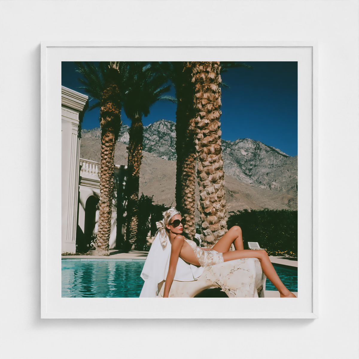 Desert Bride fine art photography print in a White frame — Palm Springs crop-to-fill cover v1 08a1a28d61