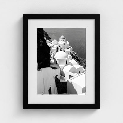 bw-greek-geometries 11x14-black frame frame
