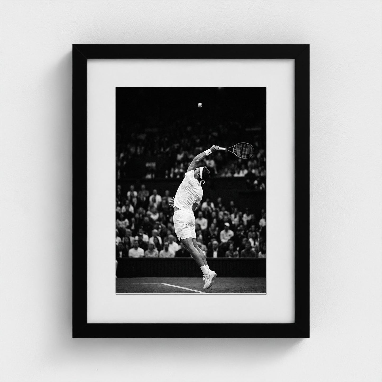 tennis-serve 11x14-black frame frame