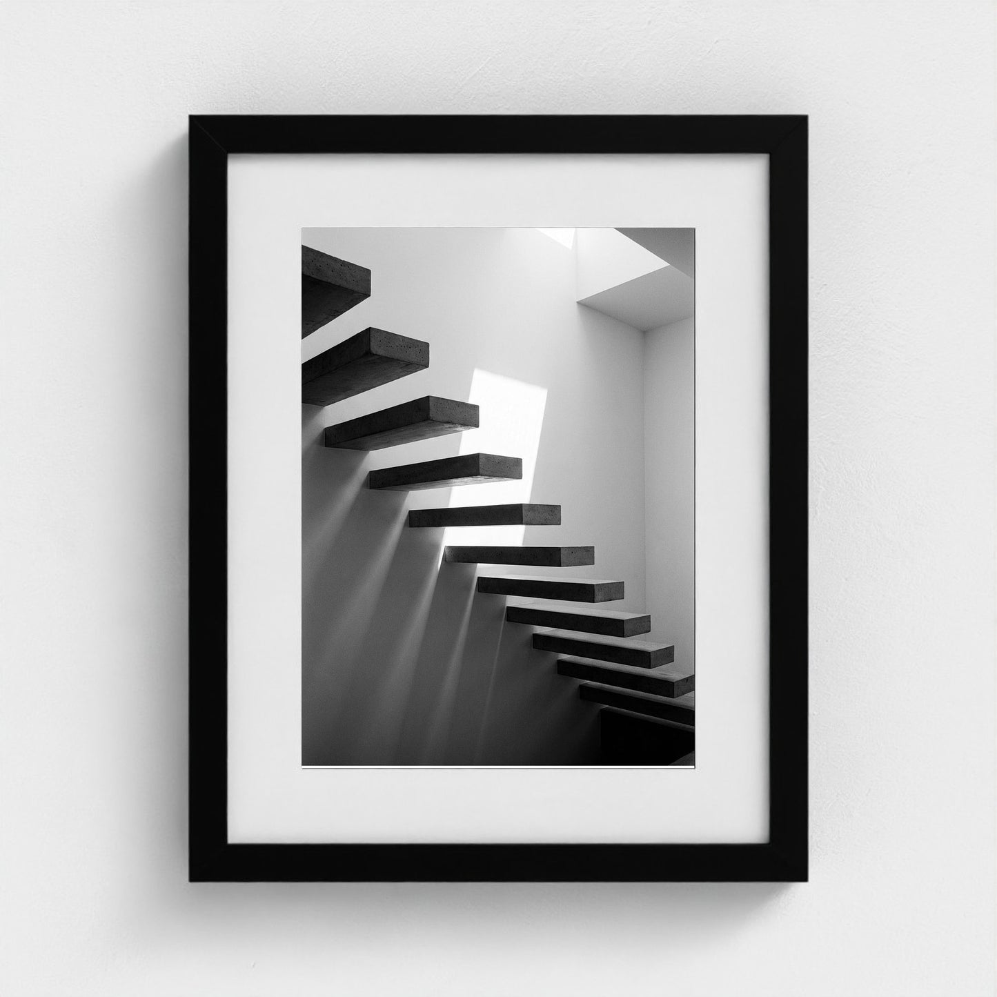 floating-staircase 11x14-black frame frame