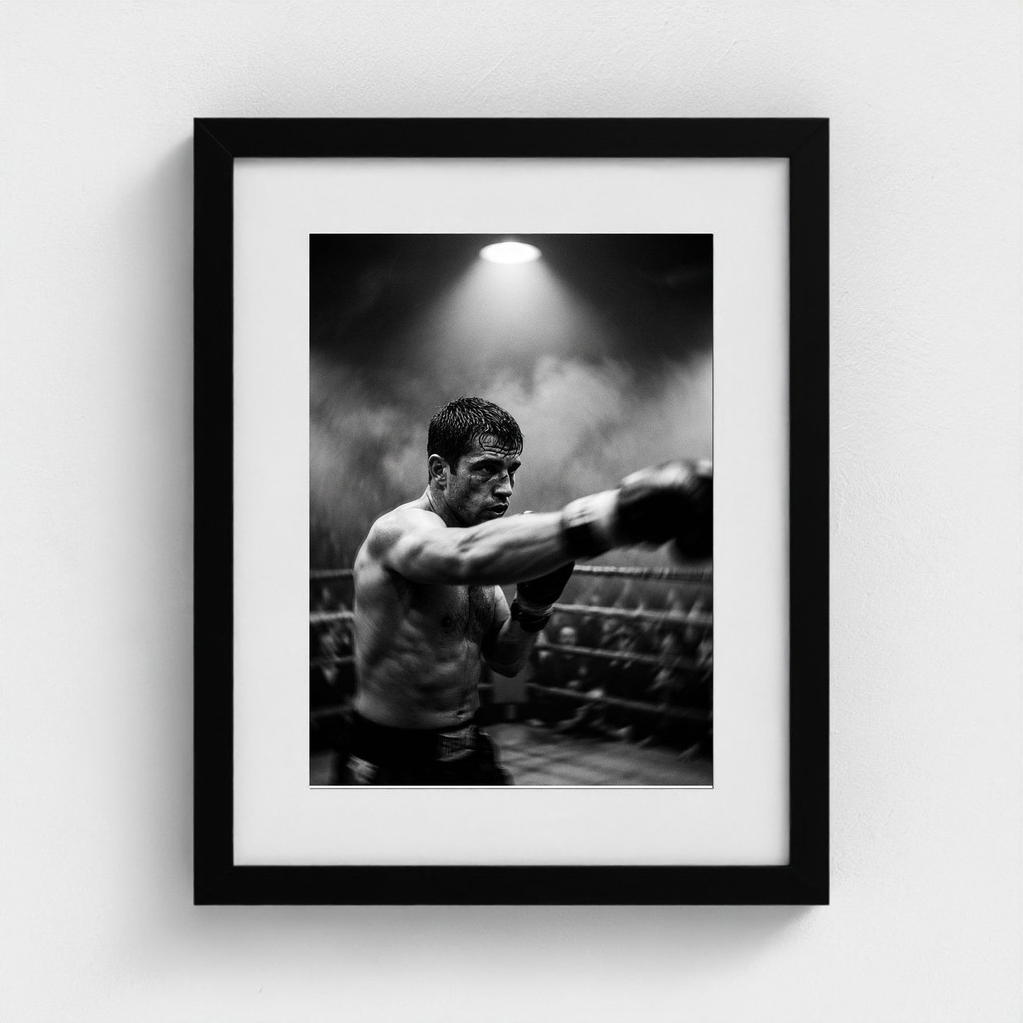 boxing-ring 11x14-black frame frame