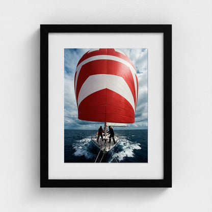 spinnaker-run 11x14-black frame frame