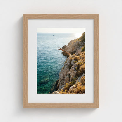 cliff-dive 11x14-natural frame frame