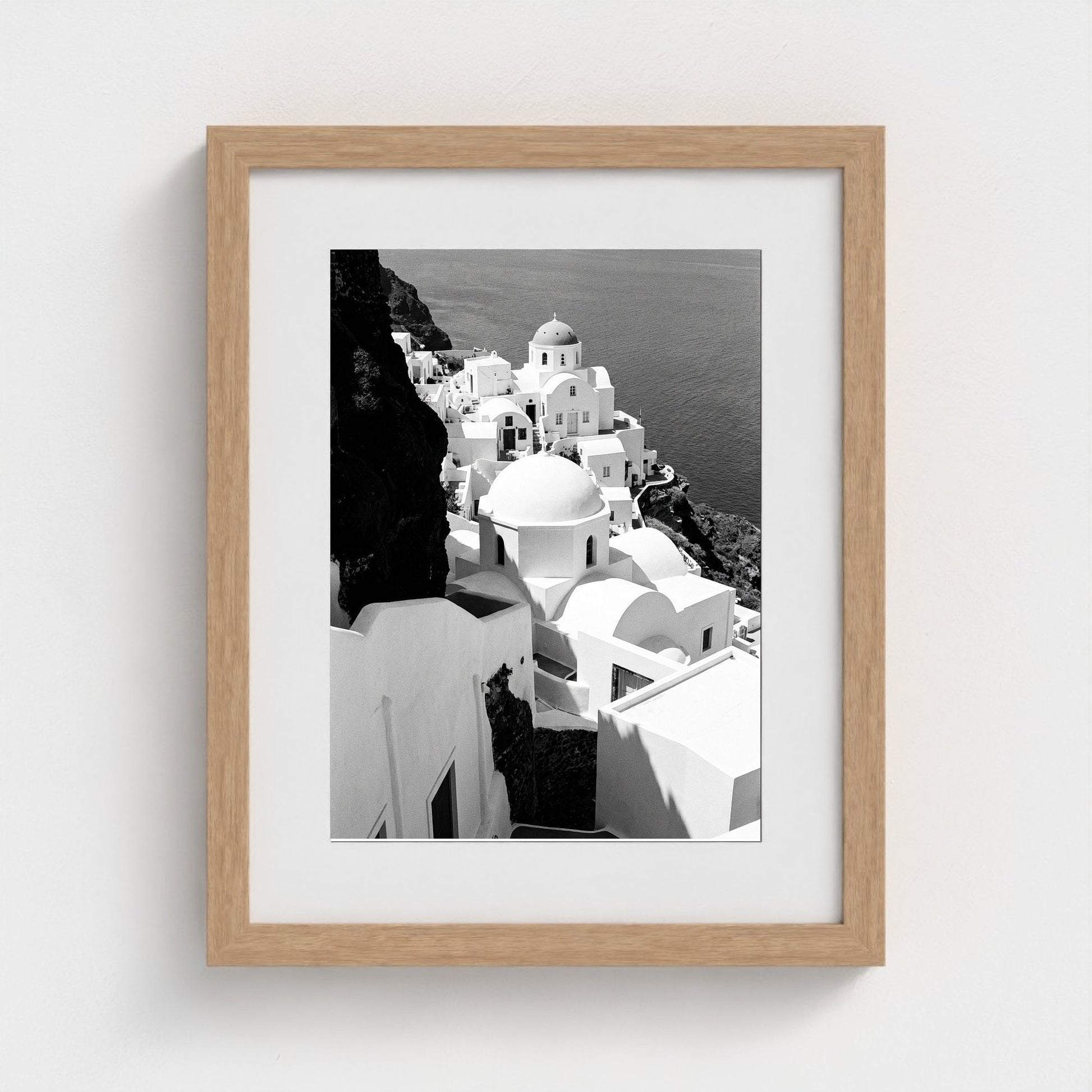 bw-greek-geometries 11x14-natural frame frame
