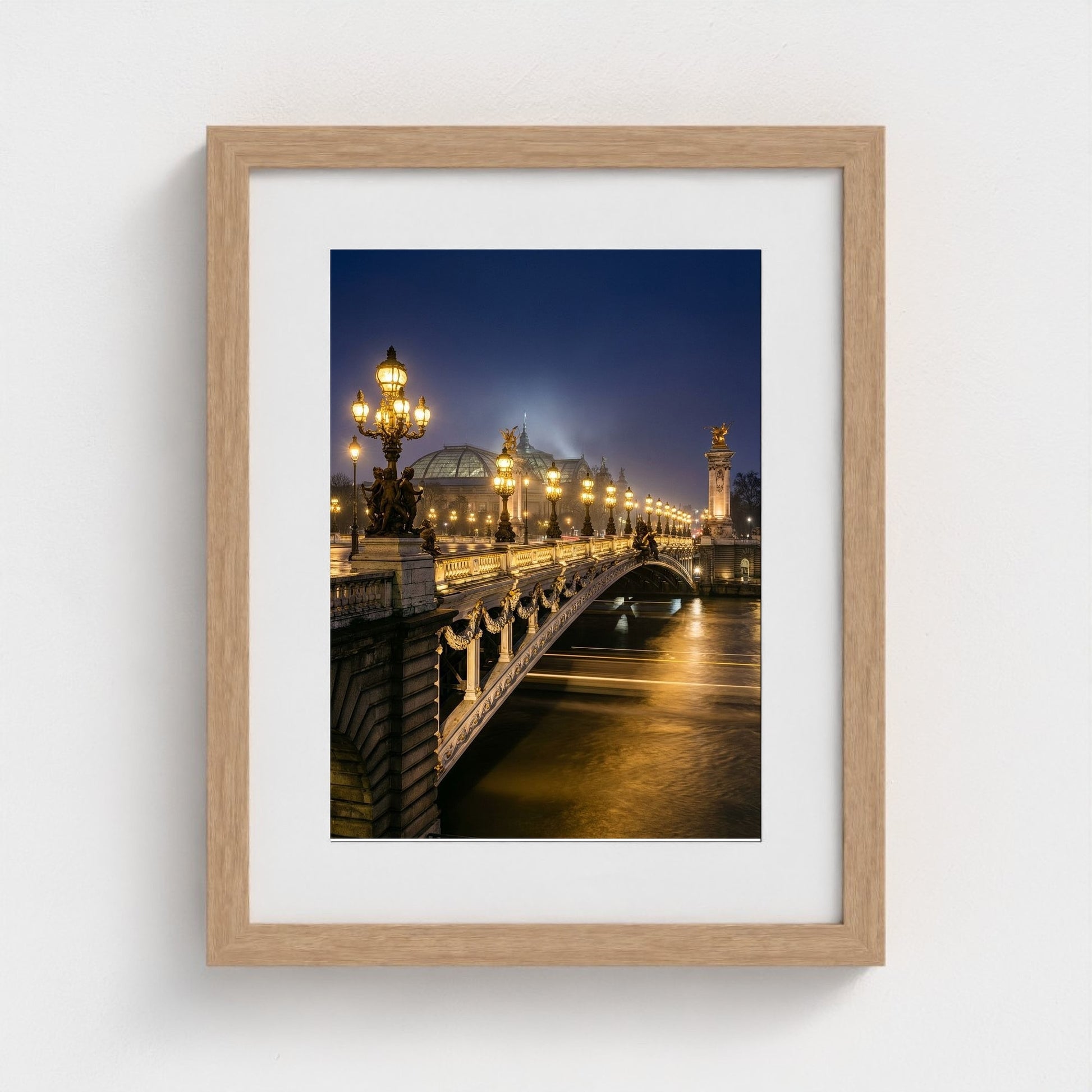 midnight-in-paris 11x14-natural frame frame