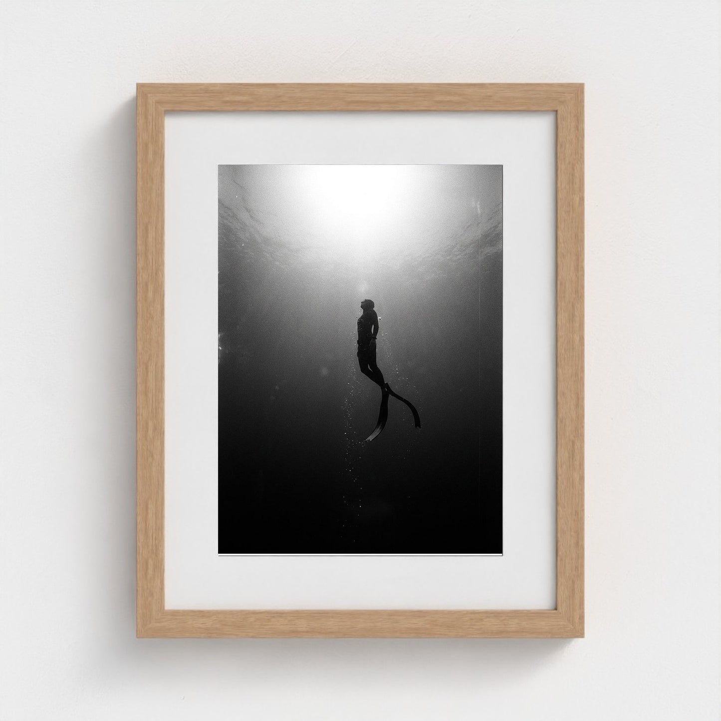 free-diver 11x14-natural frame frame
