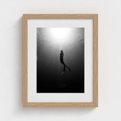 free-diver 11x14-natural frame frame