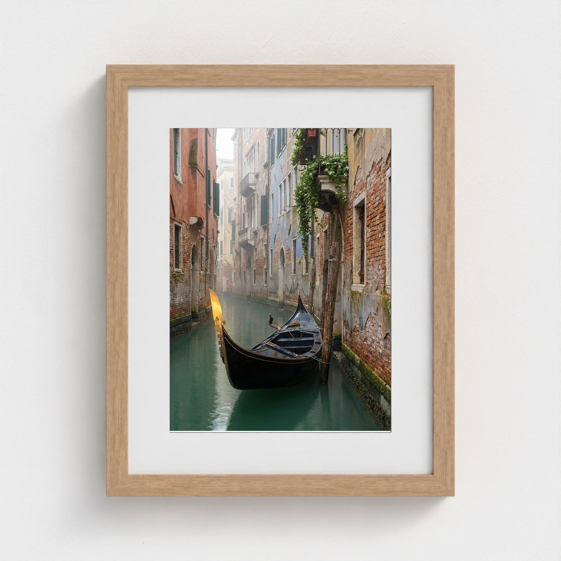 gondola-morning 11x14-natural frame frame
