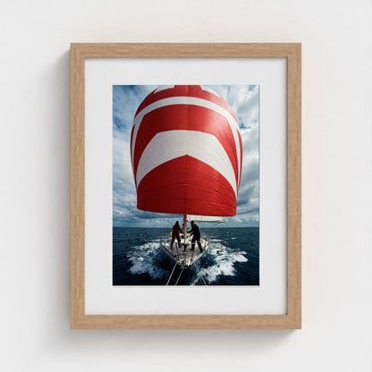 spinnaker-run 11x14-natural frame frame