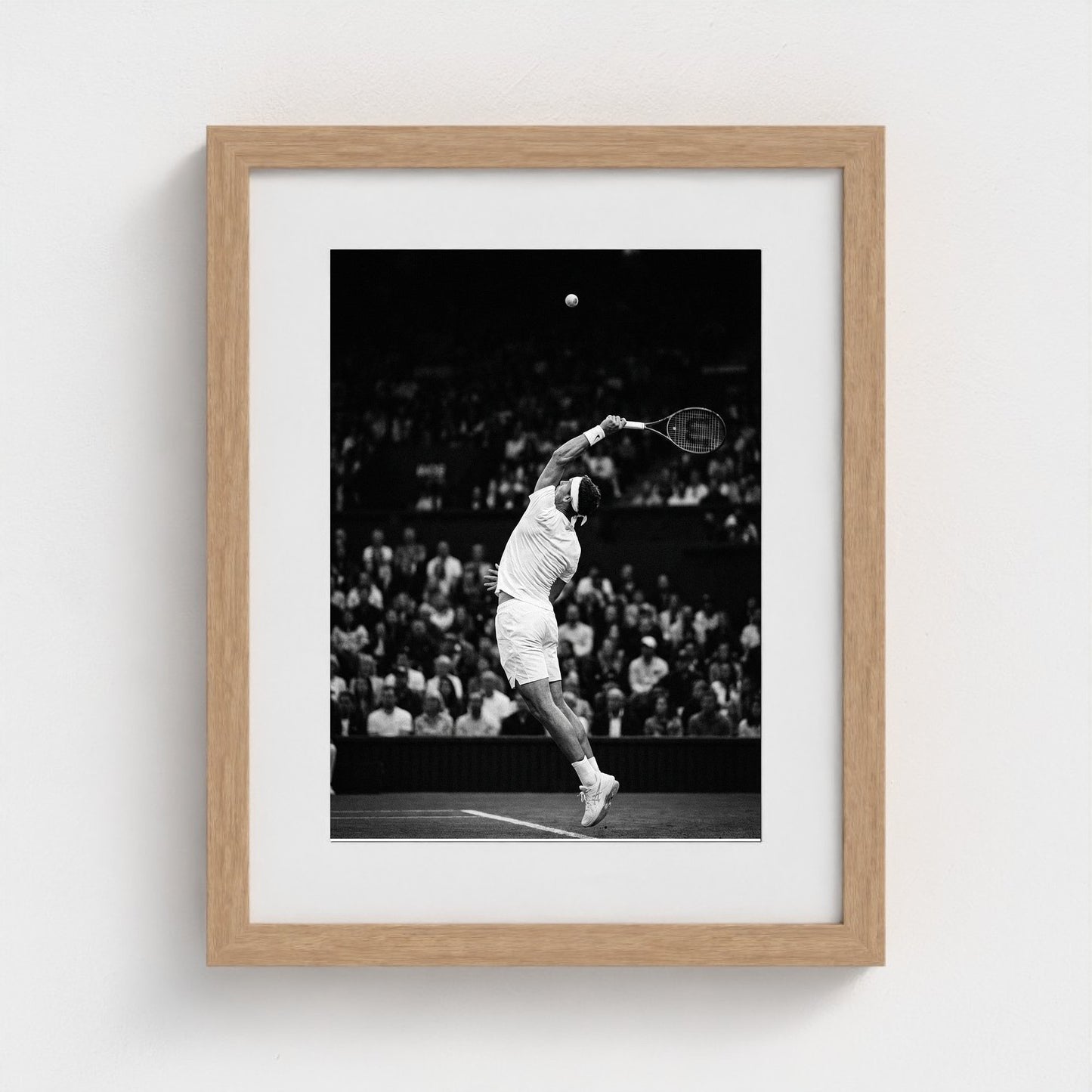 tennis-serve 11x14-natural frame frame