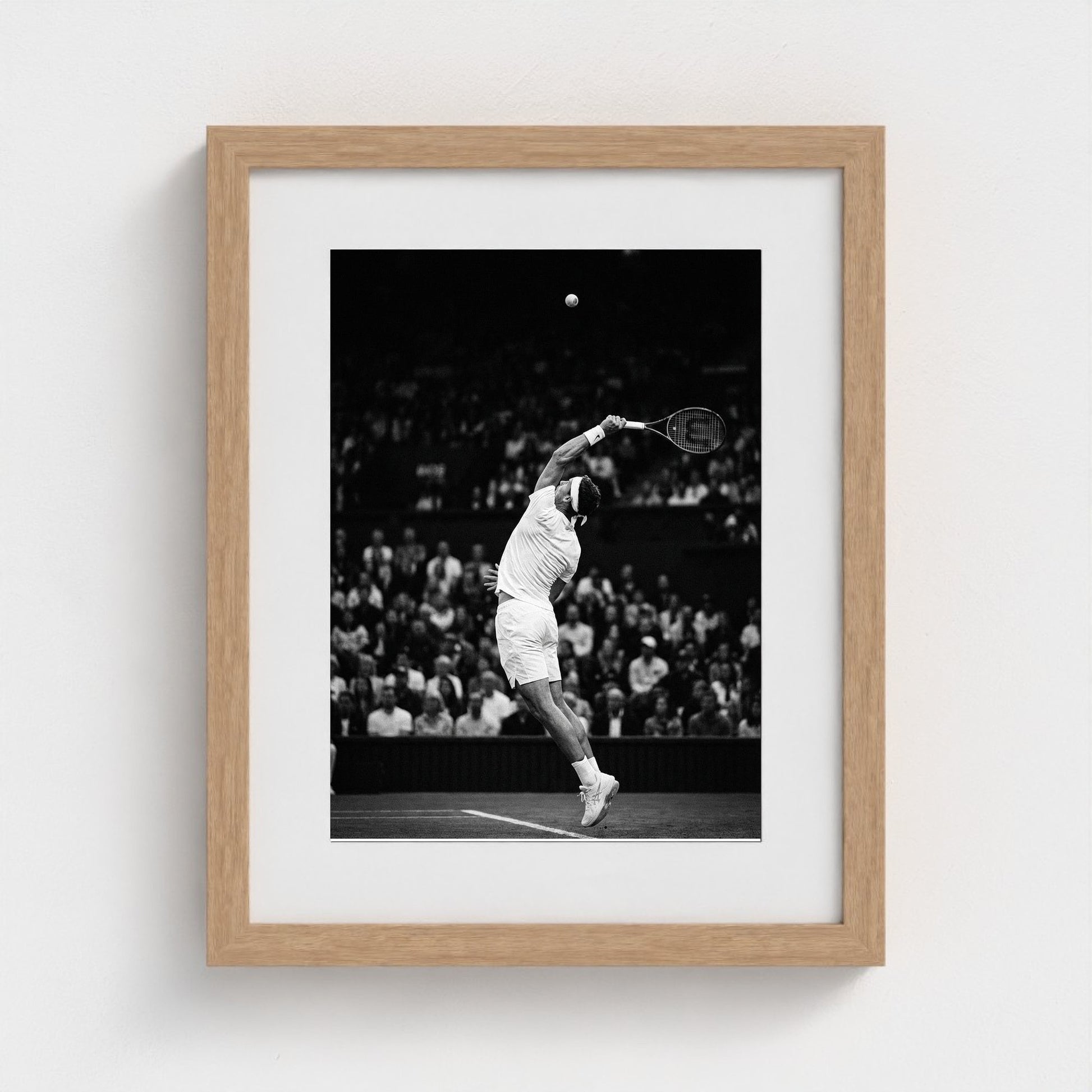 tennis-serve 11x14-natural frame frame