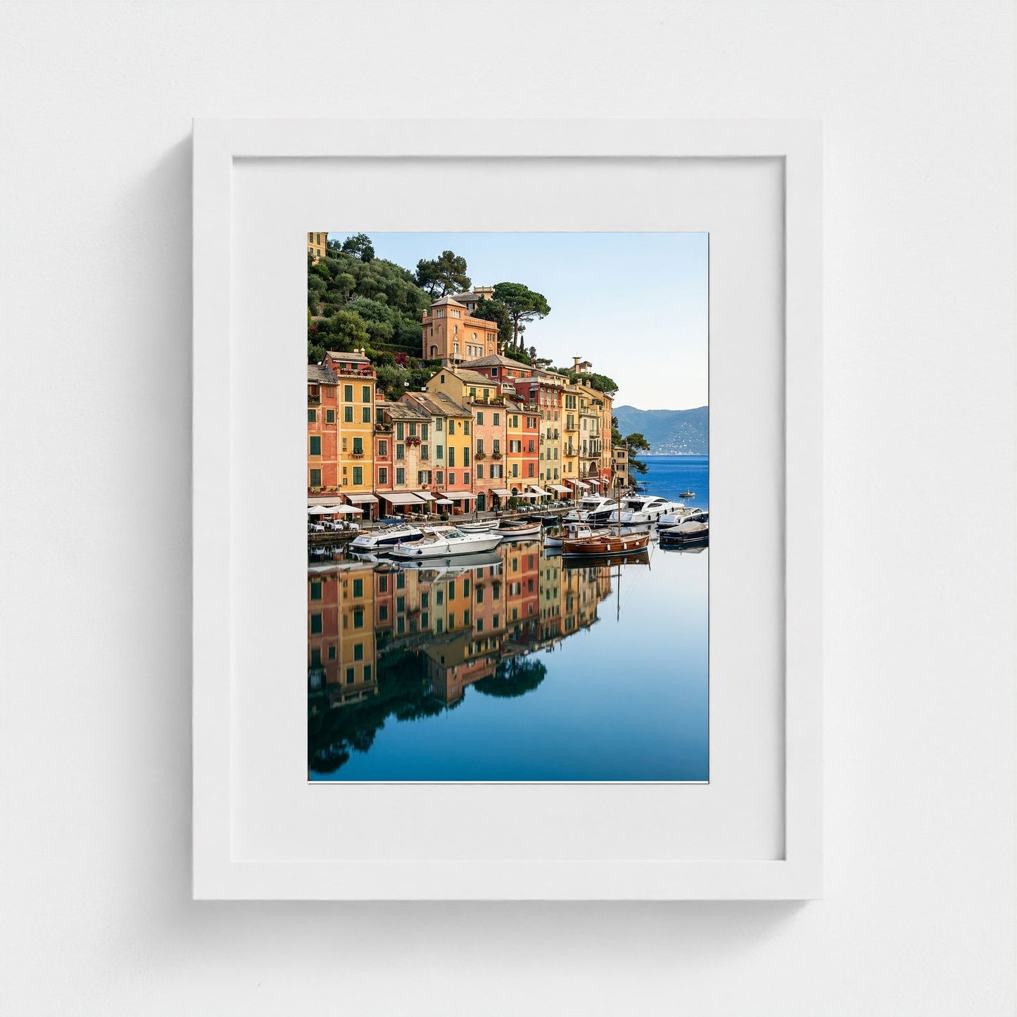 portofino-harbor 11x14-white frame frame