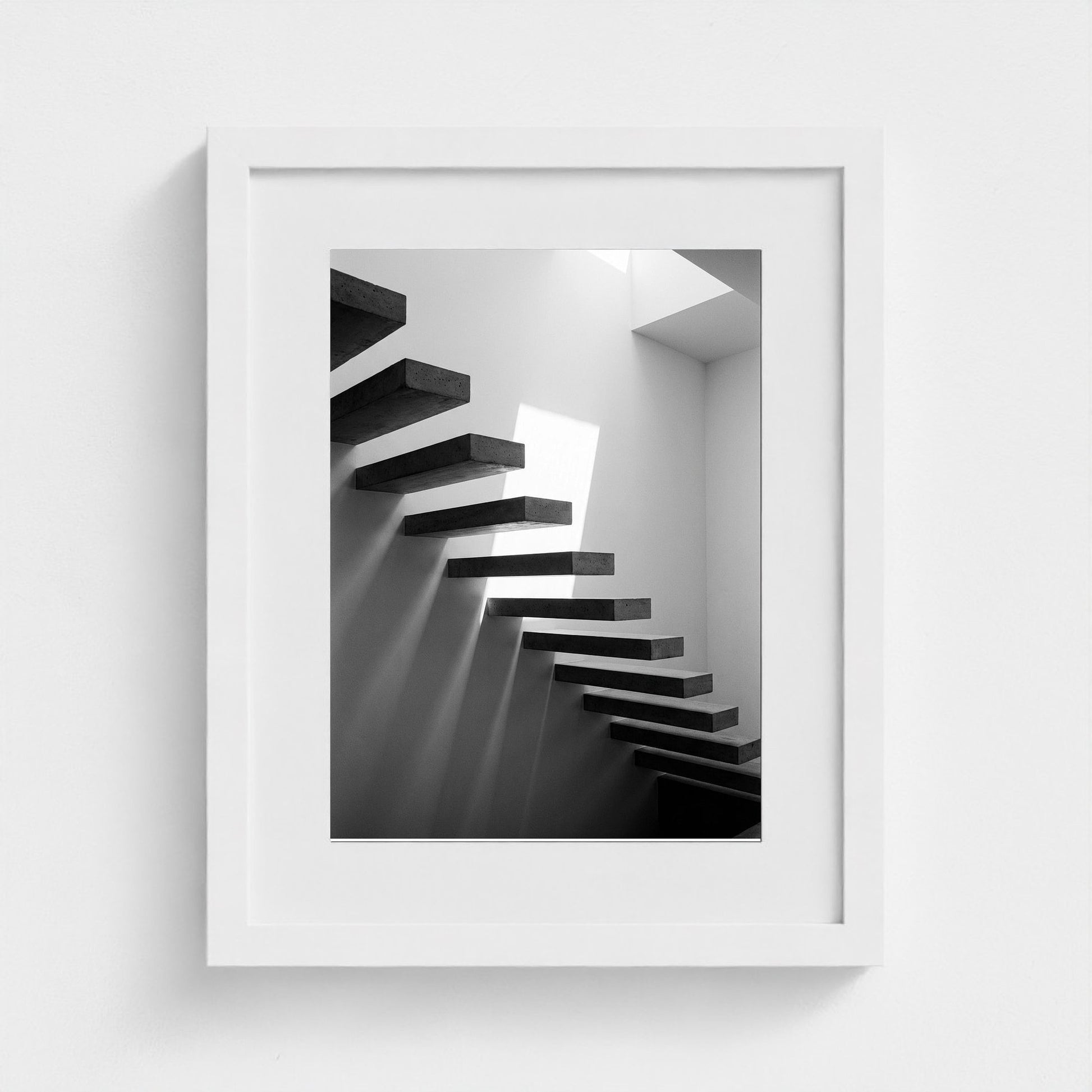 floating-staircase 11x14-white frame frame