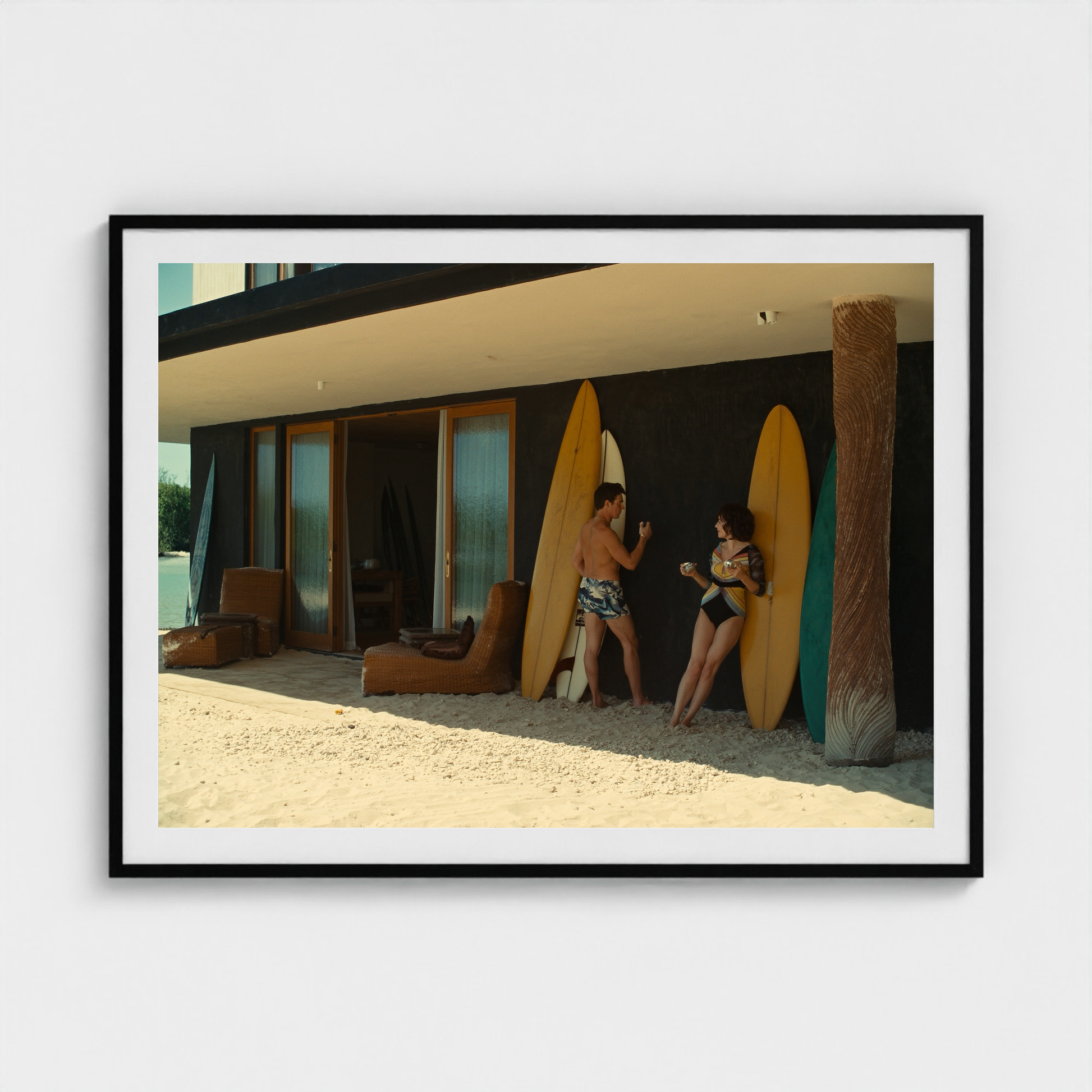 Between Sets fine art photography print in a Black frame — Lost Paradise crop-to-fill cover v2 1ae003d8ea