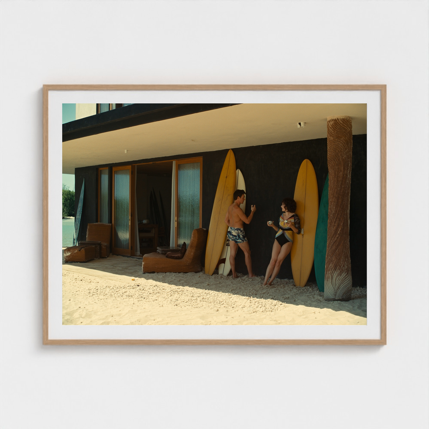Between Sets fine art photography print in a Natural frame — Lost Paradise crop-to-fill cover v2 4bb70c735a
