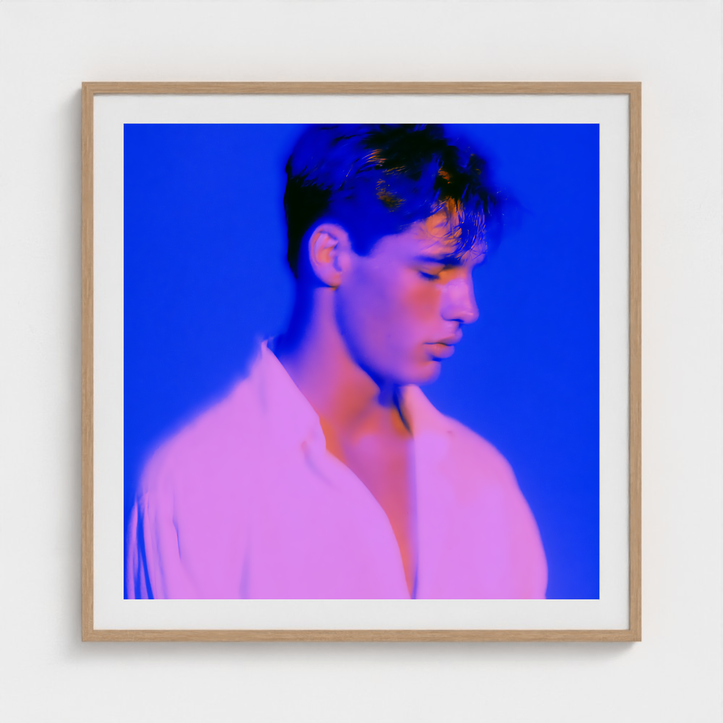 Soft Signal fine art photography print in a Natural frame — Chromatic Heat crop-to-fill cover v1 281a577955