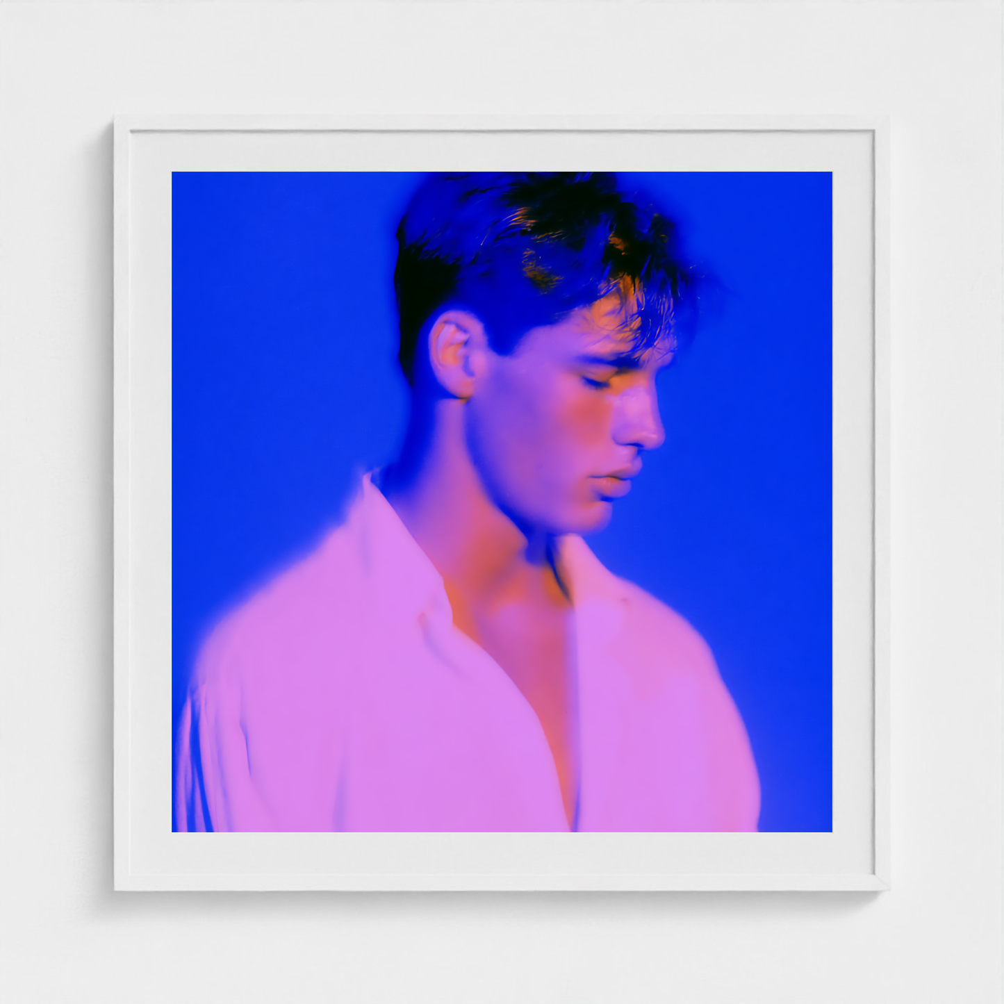 Soft Signal fine art photography print in a White frame — Chromatic Heat crop-to-fill cover v1 3282de2d96