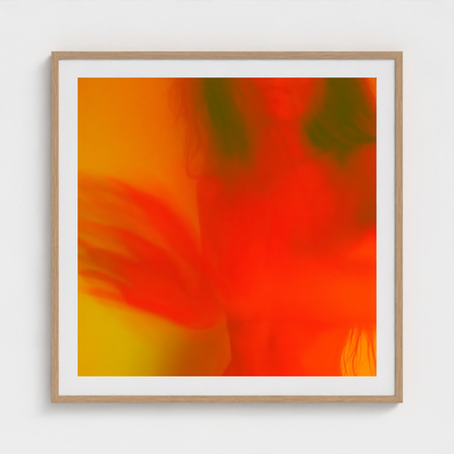 Heat Mirage fine art photography print in a Natural frame — Chromatic Heat crop-to-fill cover v1 2fb596afd2