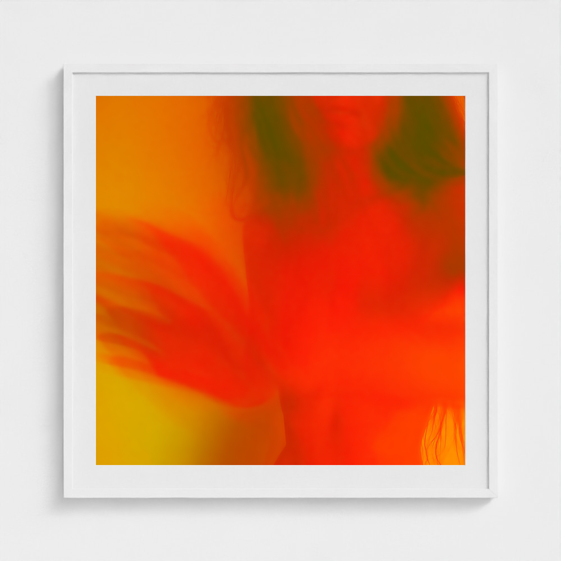 Heat Mirage fine art photography print in a White frame — Chromatic Heat crop-to-fill cover v1 36b7183011