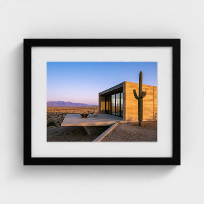 desert-chic-villa 14x11-black frame frame