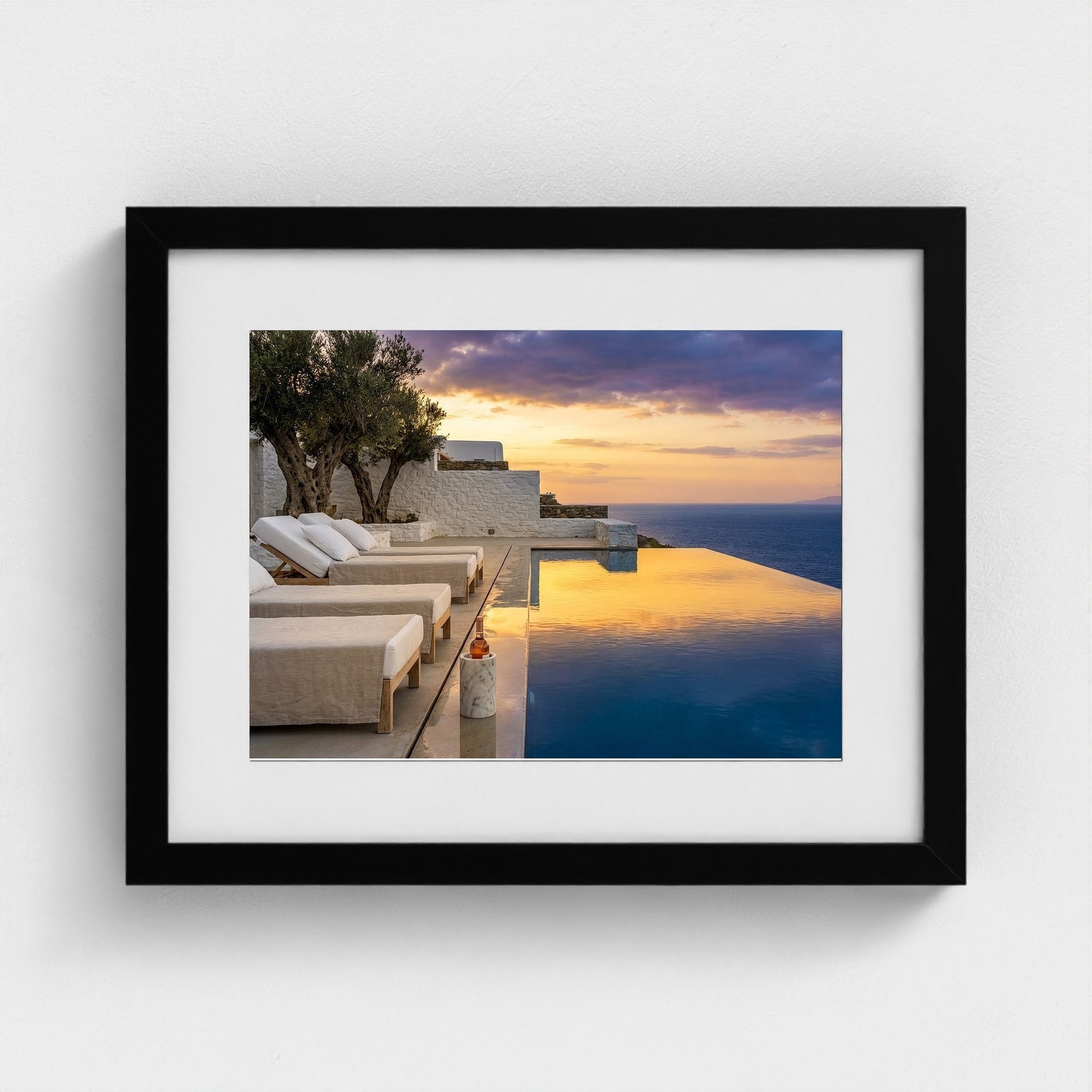 infinity-edge 14x11-black frame frame