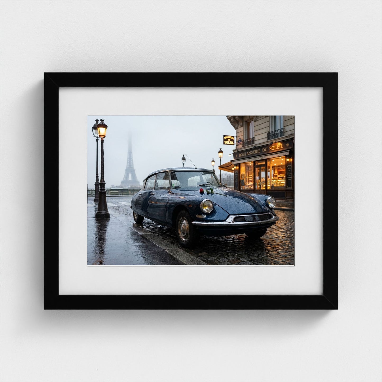 paris-dawn 14x11-black frame frame