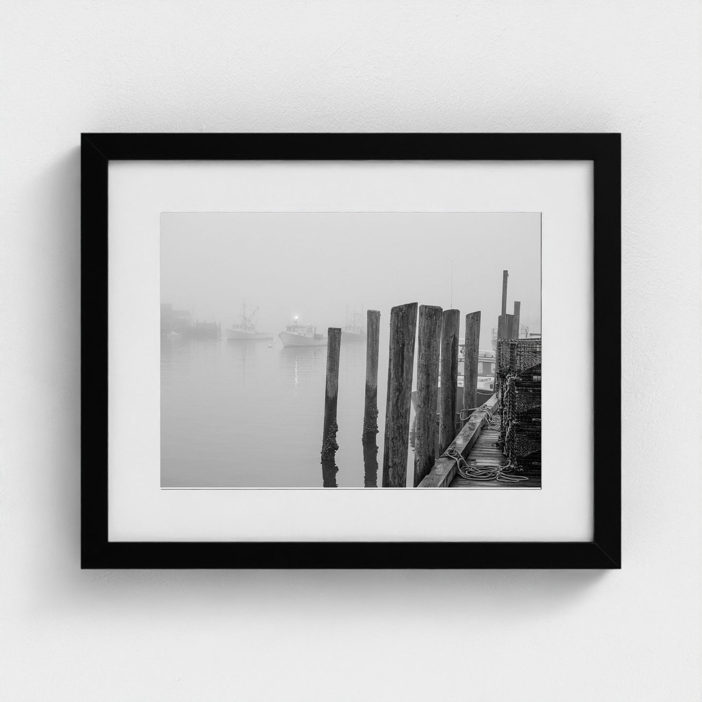 harbor-fog 14x11-black frame frame