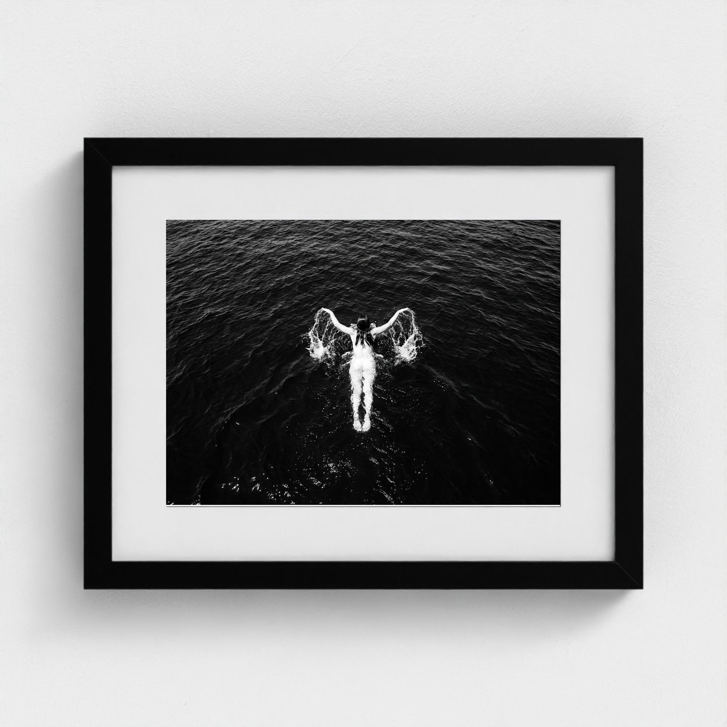 bw-open-water 14x11-black frame frame
