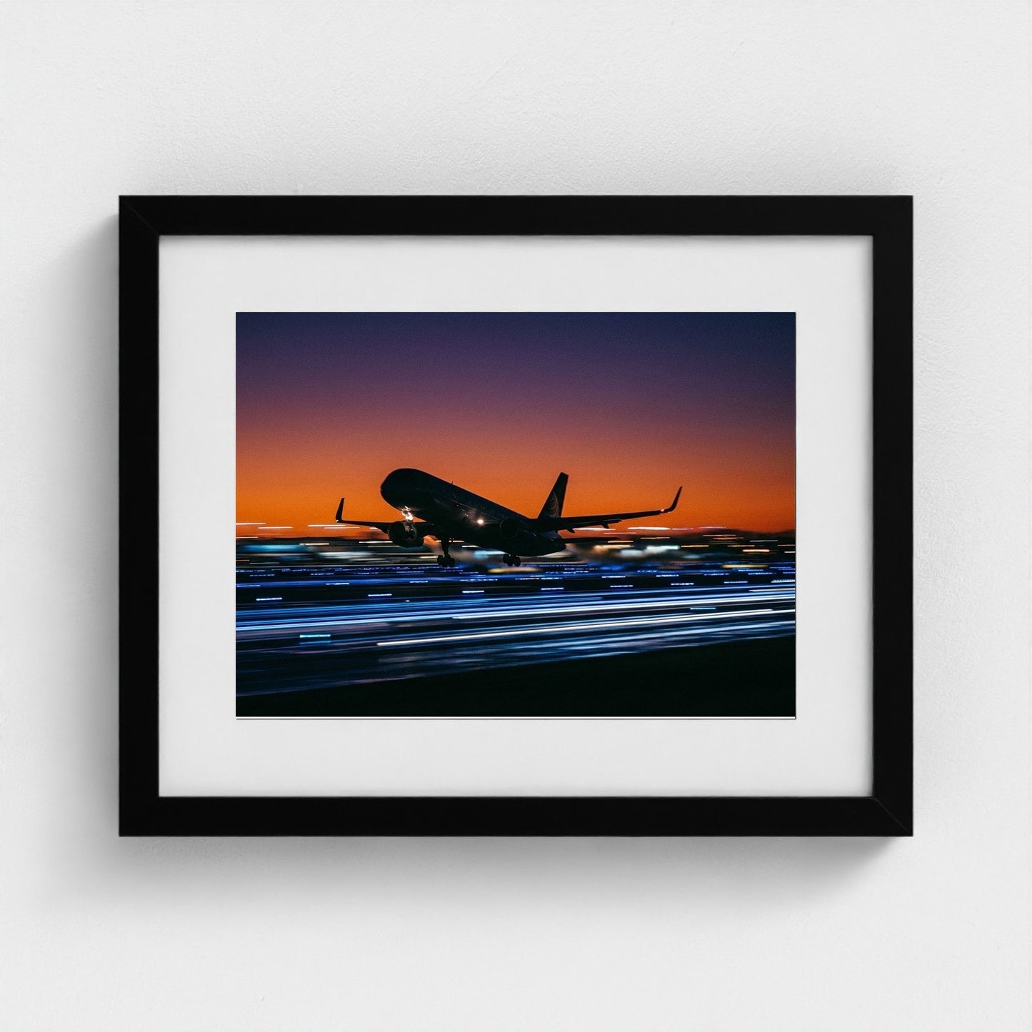 jet-takeoff 14x11-black frame frame