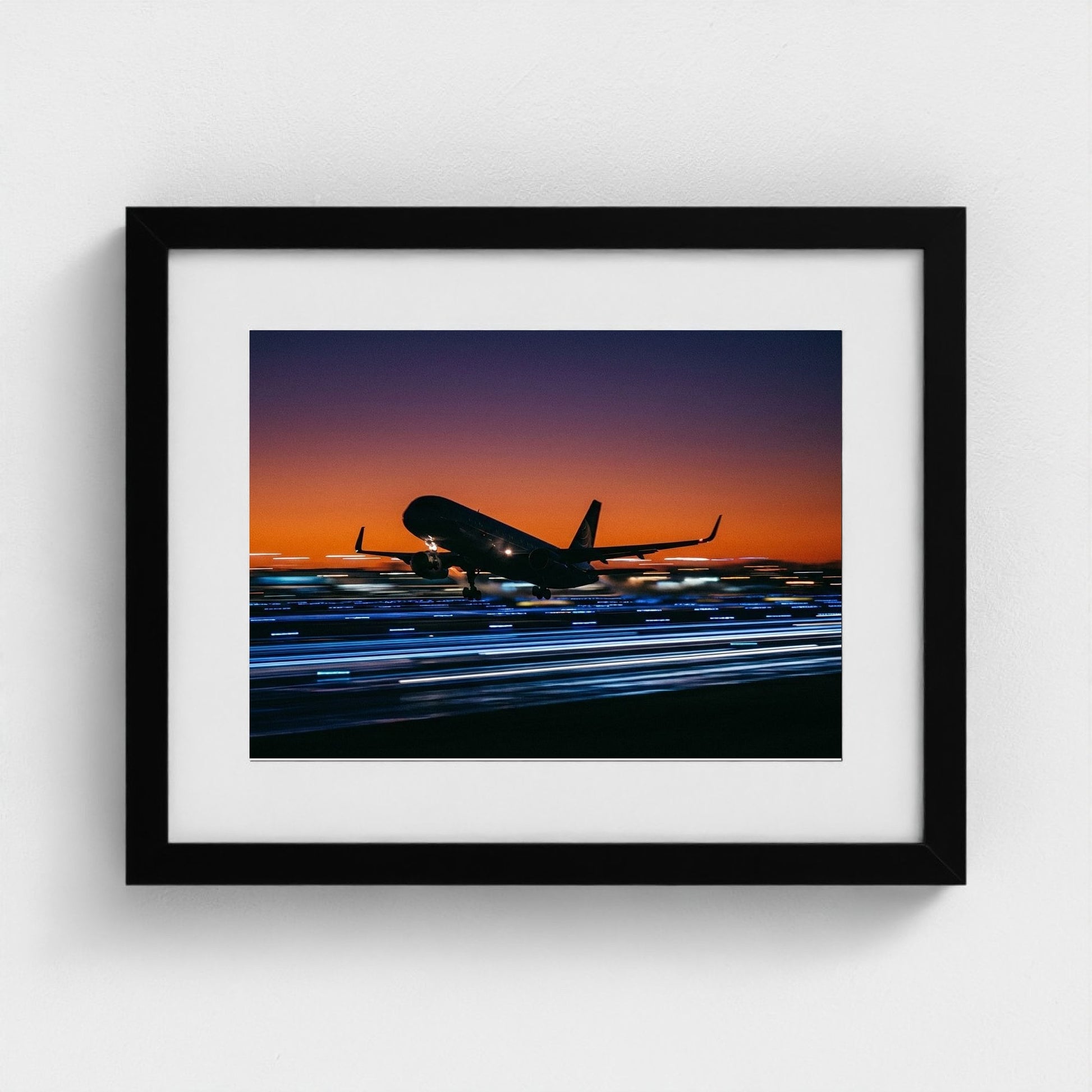 jet-takeoff 14x11-black frame frame