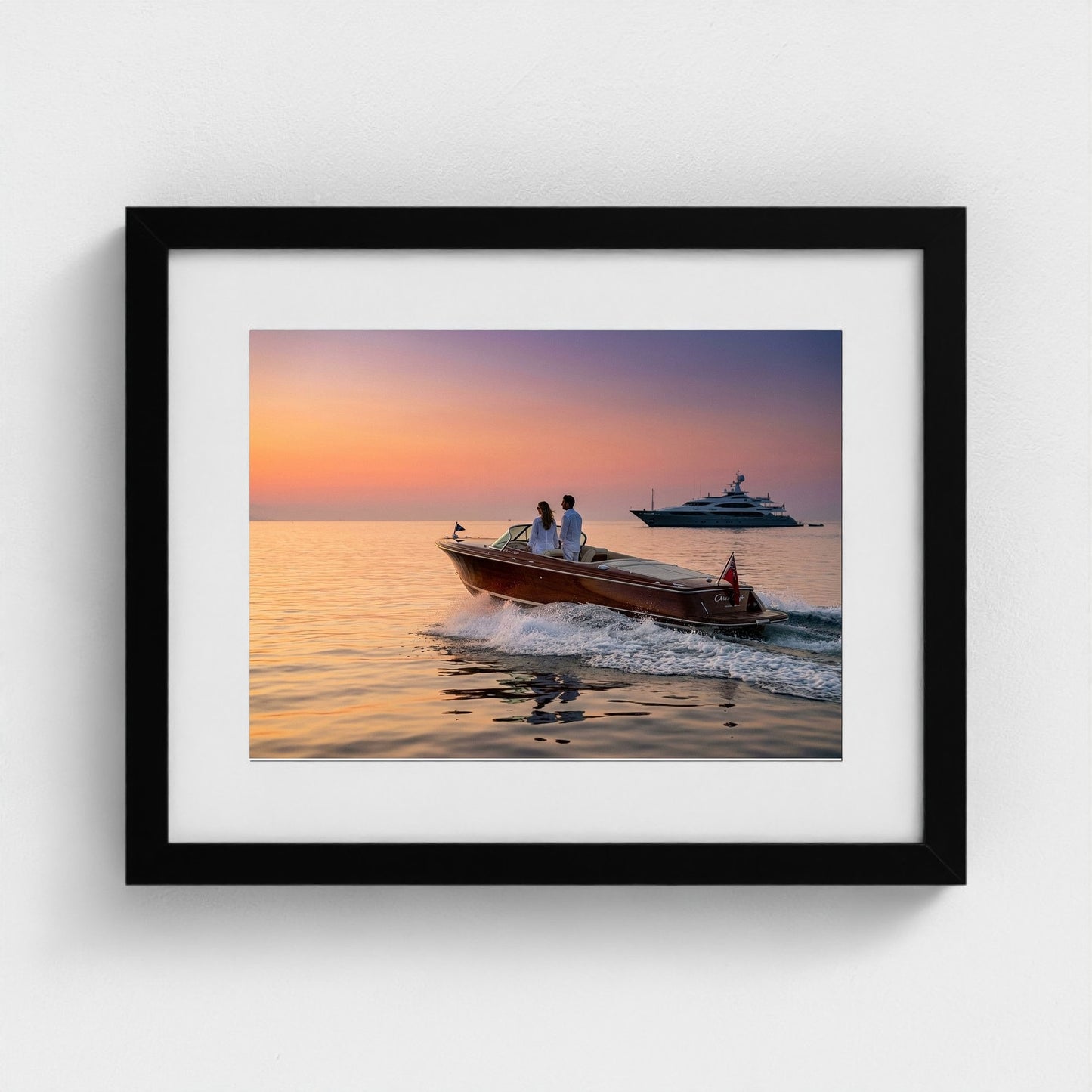tender-at-sunset 14x11-black frame frame