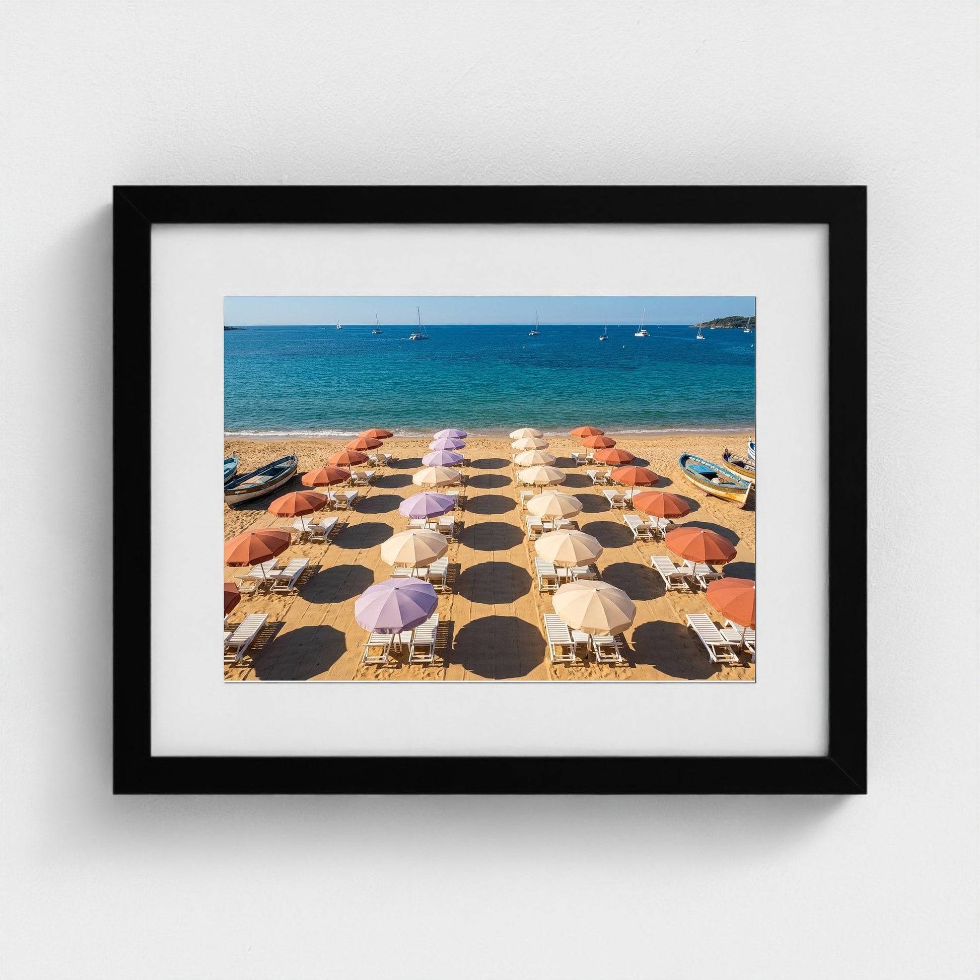 st-tropez-parasols 14x11-black frame frame