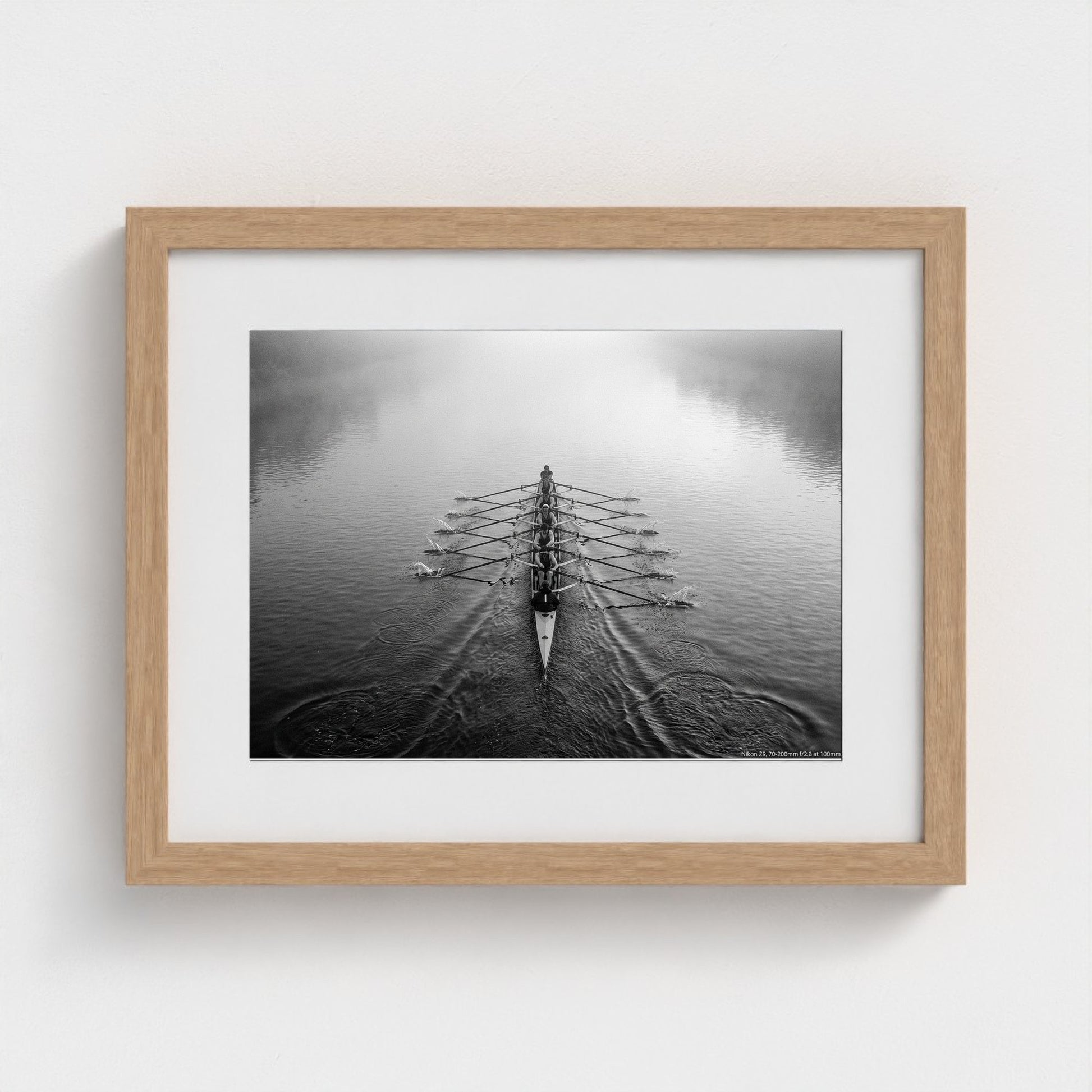 rowing-shell 14x11-natural frame frame