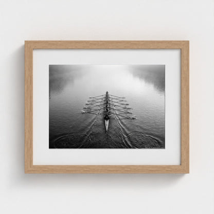 rowing-shell 14x11-natural frame frame