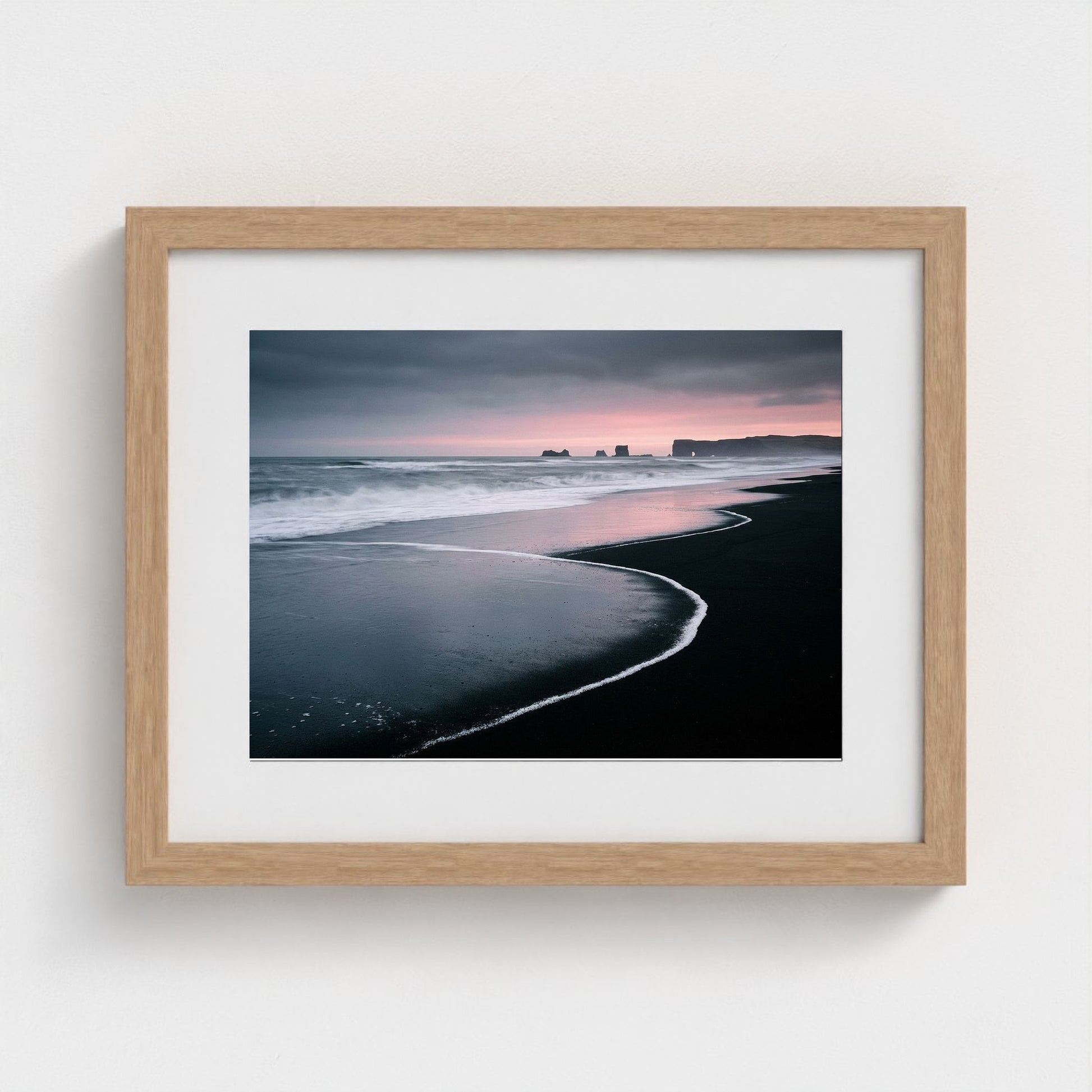 black-shores-dawn 14x11-natural frame frame