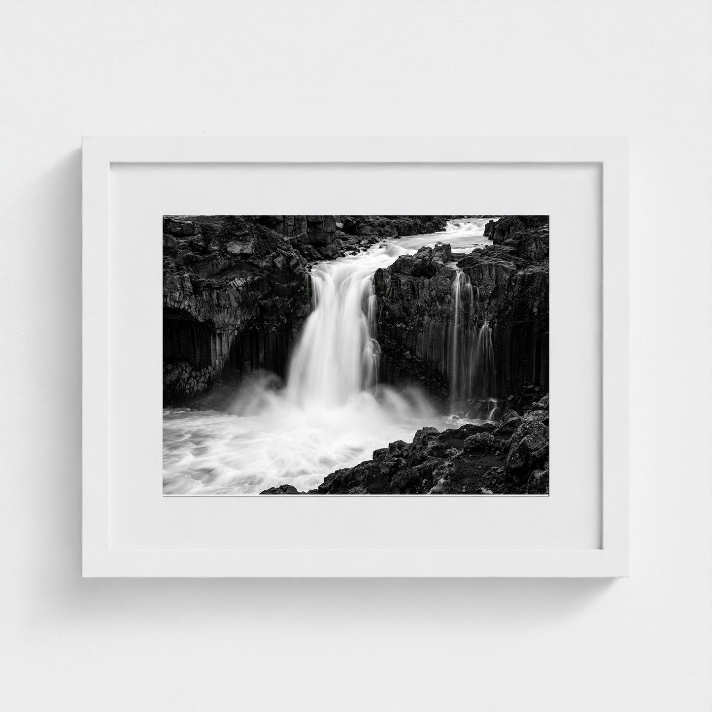 icelandic-cascade 14x11-white frame frame