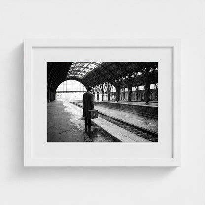 rain-station 14x11-white frame frame