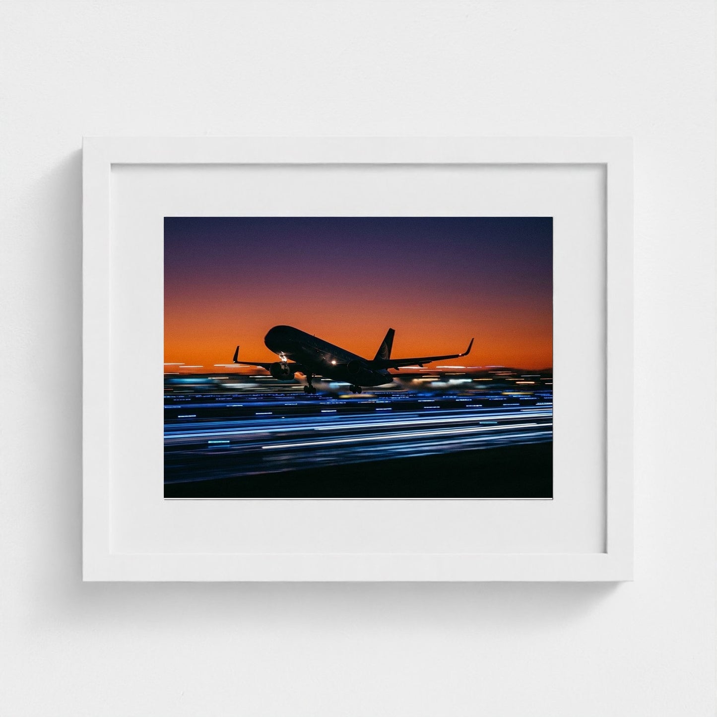 jet-takeoff 14x11-white frame frame