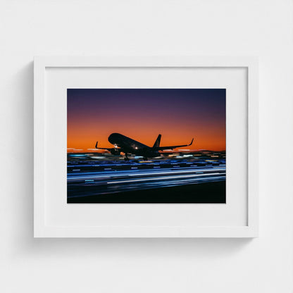 jet-takeoff 14x11-white frame frame