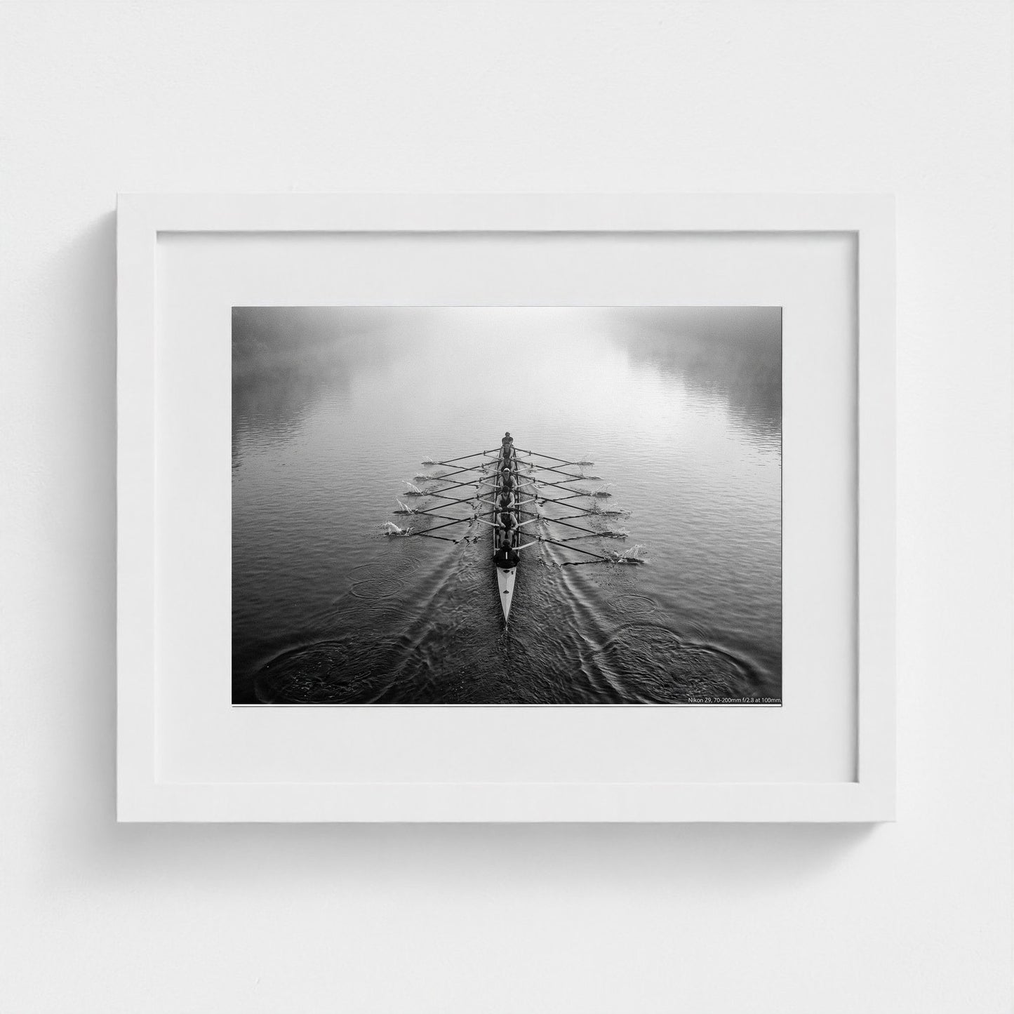 rowing-shell 14x11-white frame frame