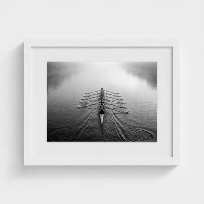 rowing-shell 14x11-white frame frame