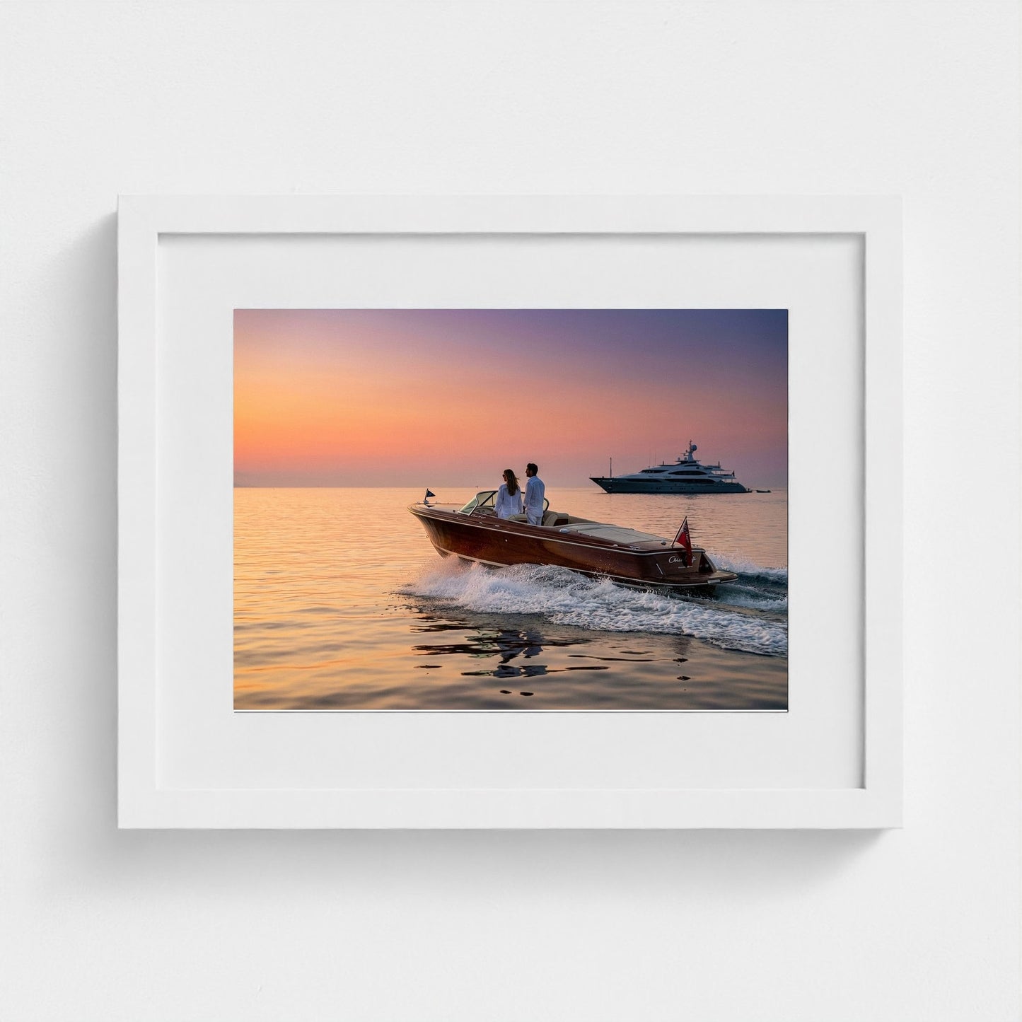 tender-at-sunset 14x11-white frame frame