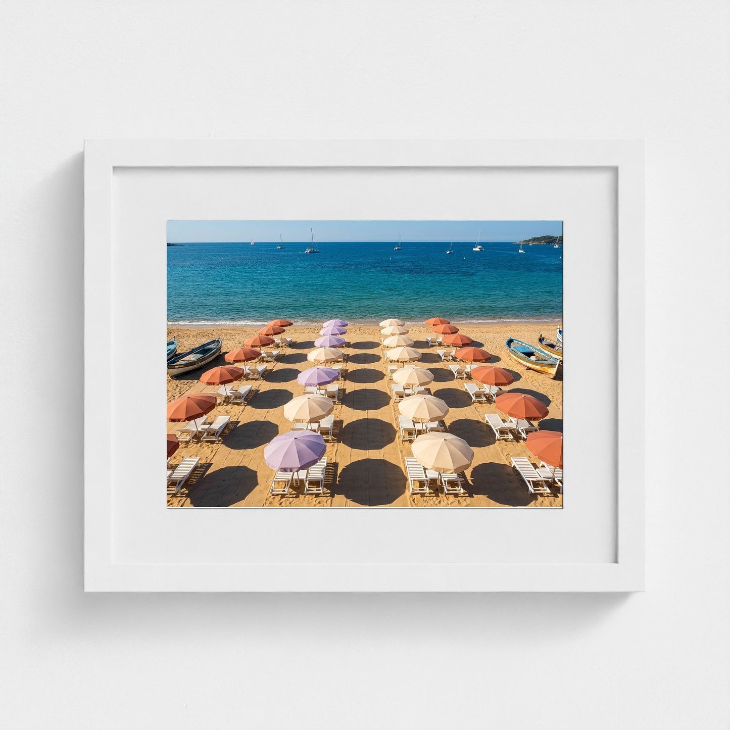 st-tropez-parasols 14x11-white frame frame