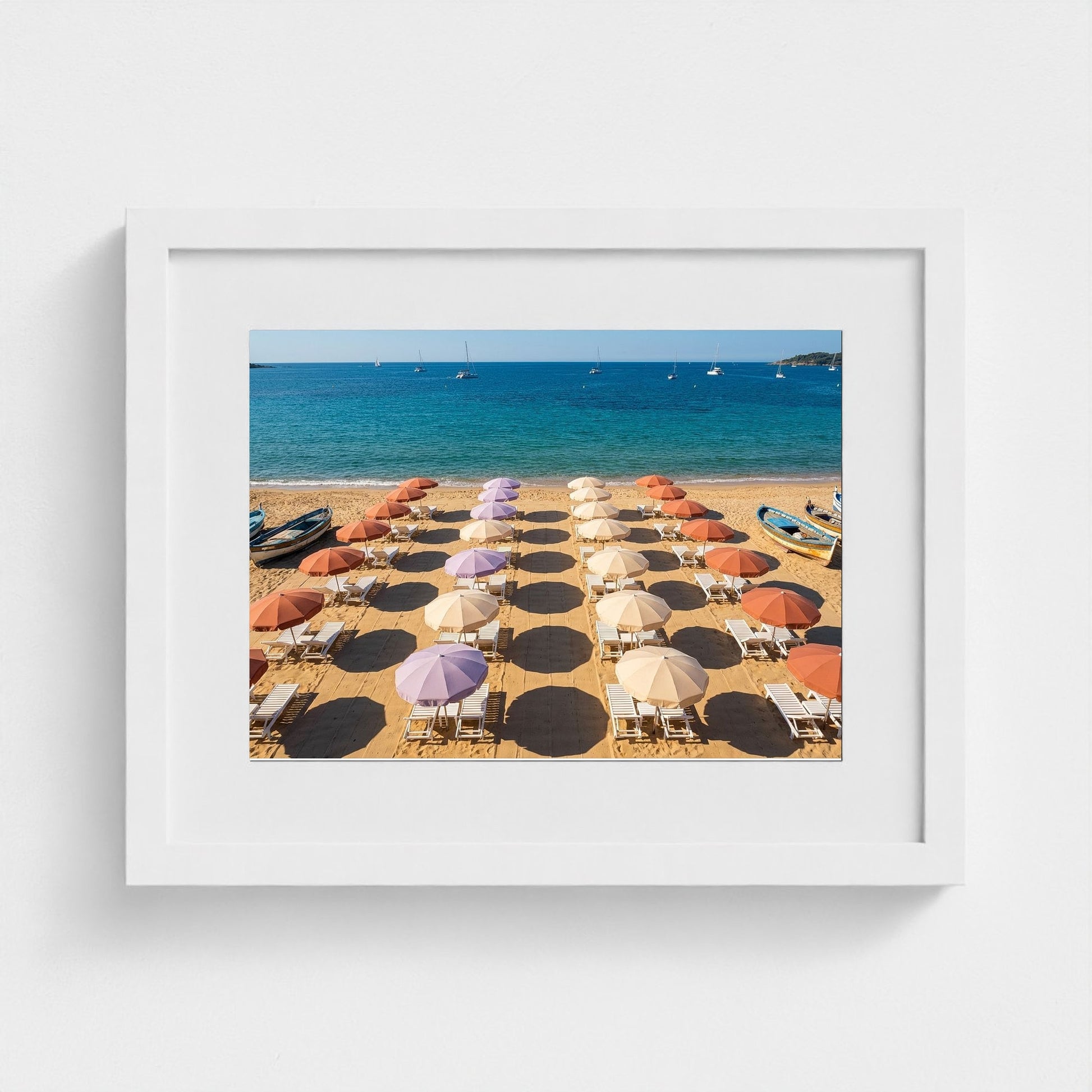 st-tropez-parasols 14x11-white frame frame