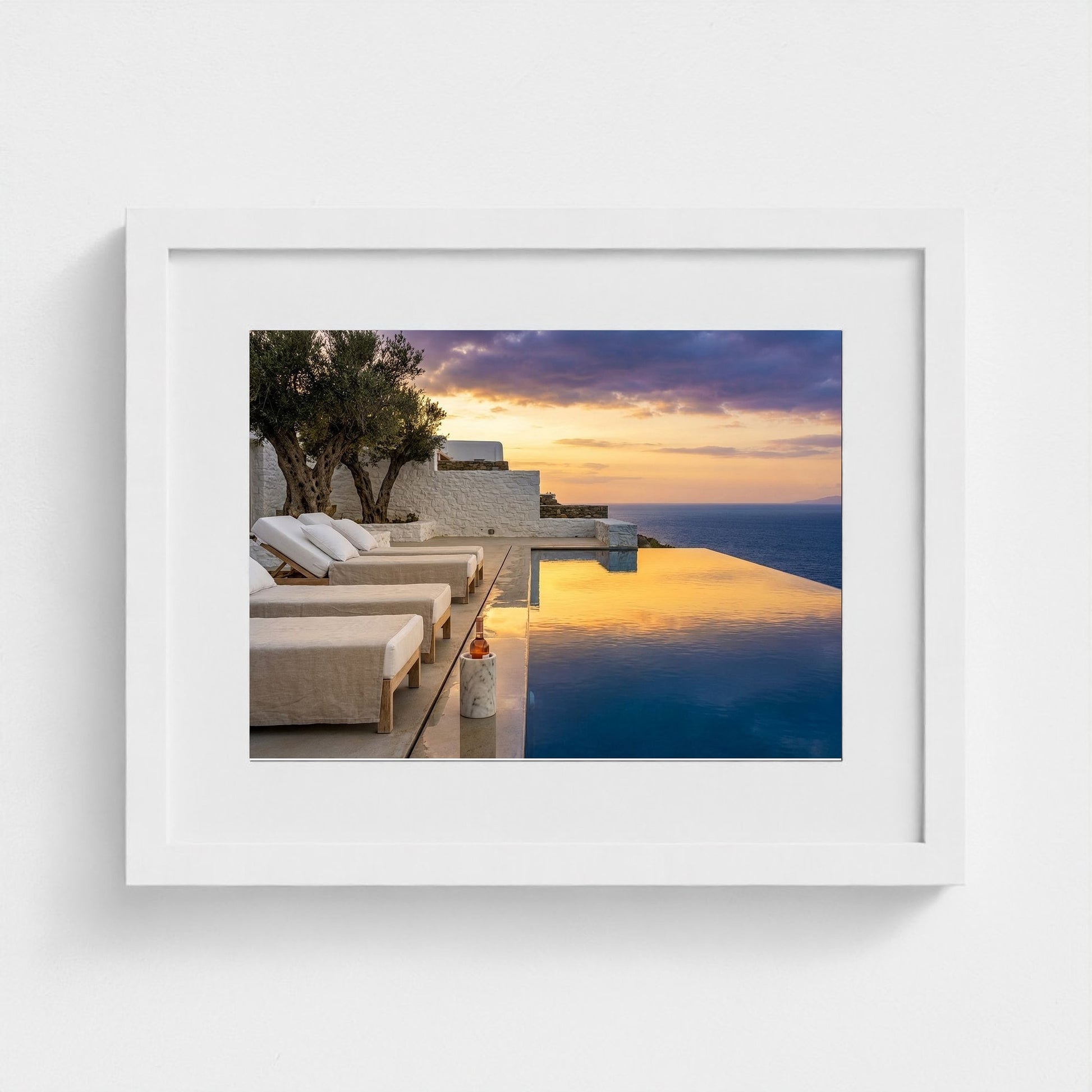 infinity-edge 14x11-white frame frame