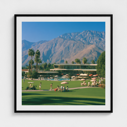 Club Lawn fine art photography print in a Black frame — Palm Springs crop-to-fill cover v1 0ef608291d