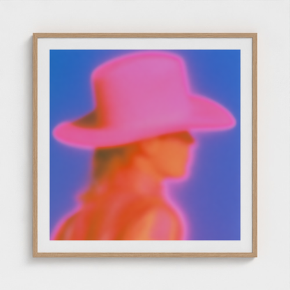 Pink Horizon fine art photography print in a Natural frame — Chromatic Heat crop-to-fill cover v1 89ae29349d