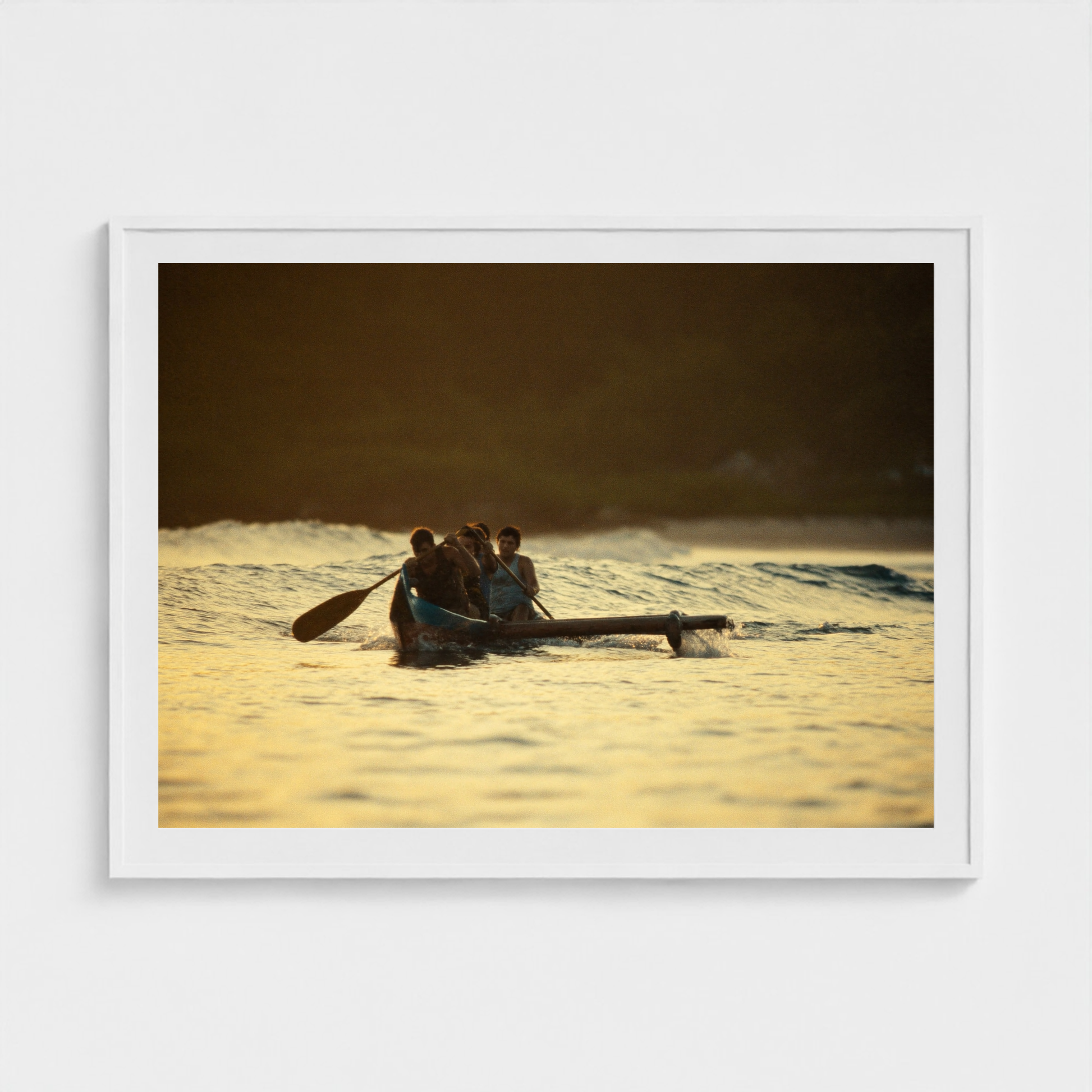 The Long Pull Home fine art photography print in a White frame — Lost Paradise crop-to-fill cover v2 a385717715