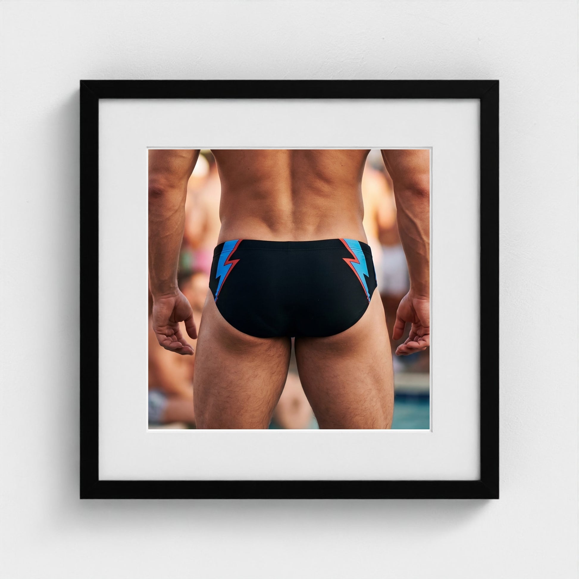 2026 03 12 19 37 00 Rear Brief Athletic 16x16-black frame — Fire Island Modern