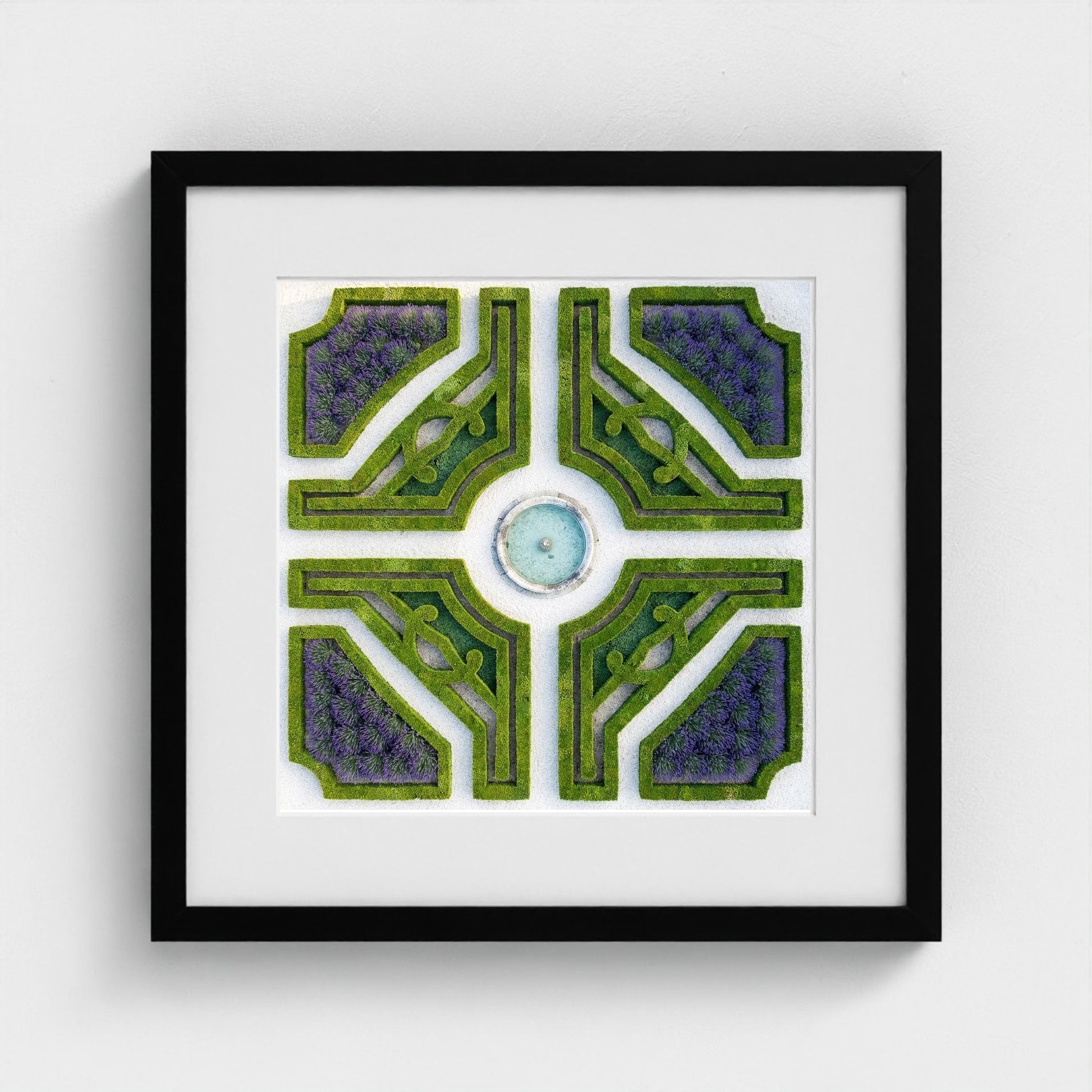 topiary-garden 16x16-black frame frame